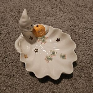 New condition Lenox Occassions Halloween ghost candy dish